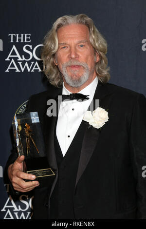 Los Angeles, CA, USA. 9th Feb, 2019. LOS ANGELES - FEB 9: Jeff Bridges at the 33rd Annual American Society Of Cinematographers Awards at the Dolby Ballroom on February 9, 2019 in Los Angeles, CA Credit: Kay Blake/ZUMA Wire/Alamy Live News Stock Photo