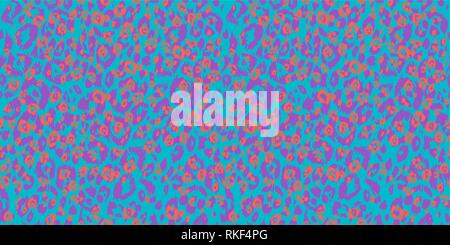 Modern neon multicolored textured background. Abstract seamless pattern. Textured animal skin Stock Vector