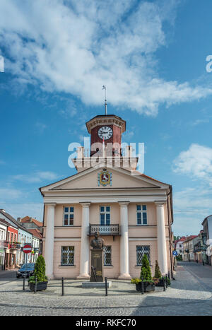 Town Hall, Classicist style, Konin, Wielkopolska aka Greater Poland region, Poland Stock Photo