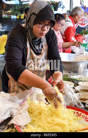 Food stall , Food market  (off the Night Market) Chiang Mai, Thailand Stock Photo