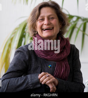 Harriet Lamb photographed for The Independent when she was CEO of Fairtrade at her London office. 2008 Wikipedia: Harriet Lamb CBE (born 3 June 1961) is the Chief Executive Officer of peacebuilding organisation International Alert, a role she took in November 2015.[2] She was Executive Director of the United Kingdom Fairtrade Foundation from 2001-2012. Prior to this she was a leading campaigner for fair trade. In September 2012 she became Chief Executive Officer of the global standards, certification and producer development organisation, Fairtrade International Stock Photo