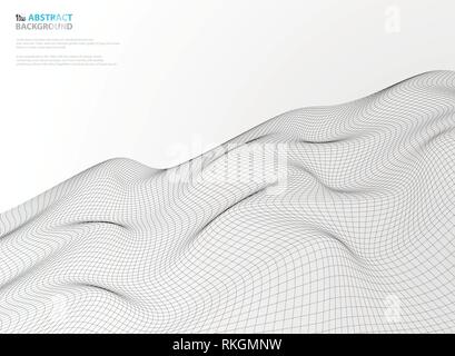 Abstract square mesh shape design background. You can use for artwork design, ad, poster. vector eps10 Stock Vector