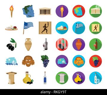 amphora,antique,athlete,attributes,board,boat,bottle,branch,bunch,cartoon,flat,cheese,collection,column,country,custom,cutting,design,diced,features,feta,fire,flag,grapes,greece,greek,icon,illustration,landmark,laurel,mask,oil,olive,olives,olympic,ouzo,population,red,sailing,sea,set,sign,symbol,temple,territory,tomatoes,torch,travel,vector,wine,wreath Vector Vectors , Stock Vector