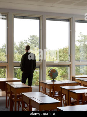 Classroom. Gatehouse School, LONDON, United Kingdom. Architect: Child Graddon Lewis , 2018. Stock Photo