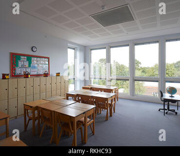 New Classroom. Gatehouse School, LONDON, United Kingdom. Architect: Child Graddon Lewis , 2018. Stock Photo