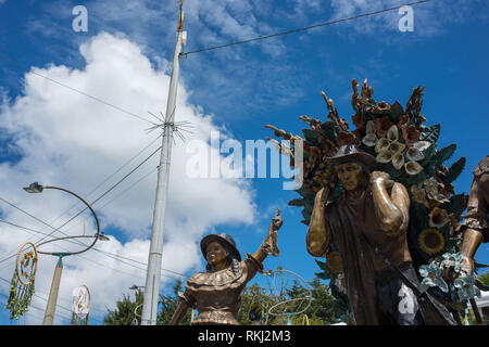 Santa Elena, Medellin. Antioquia, Colombia: monument in memory of flowers tradition. Stock Photo