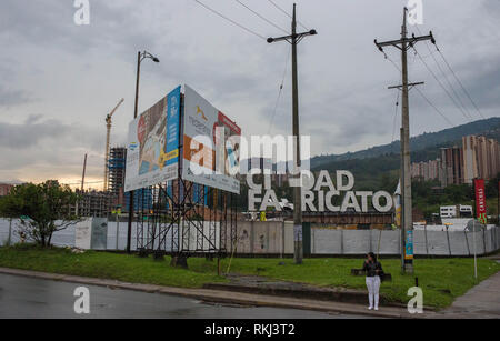 Bello, Antioquia, Colombia: Urban landscape. Stock Photo