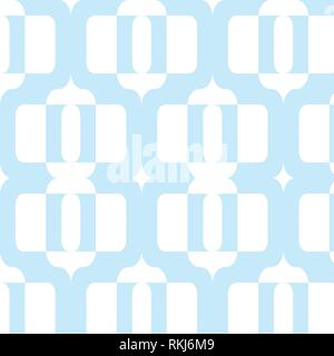 Abstract vector pattern in light blue and white colors Stock Vector