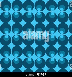 Abstract geometric blue vector pattern Stock Vector