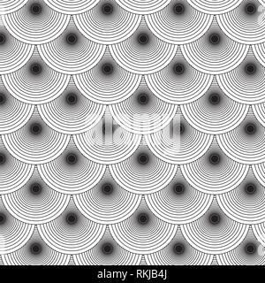 Circles vector pattern geometric Stock Vector