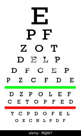 Alphabets Eye Testing Chart, Plastic