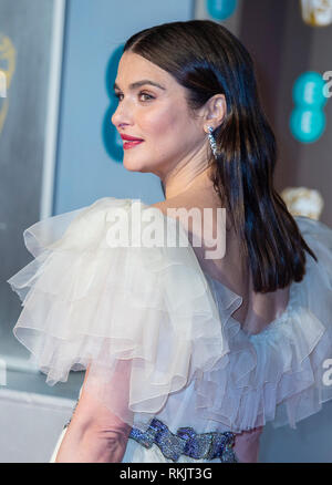 Rachel Weisz attends the EE British Academy Film Awards at the Royal Albert Hall, London. Stock Photo