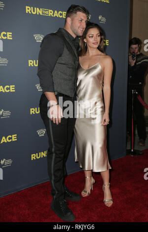 Robby Tebow attends the Premiere Of Roadside Attractions Run The Race  held at the Egyptian Theatre on February 11, 2019 in Los Angeles,  California, United States. (Photo by Art Garcia/Sipa USA Stock