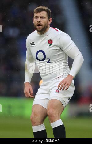 ELLIOT DALY, ENGLAND RU and WASPS, ENGLAND V FRANCE, GUINNESS SIX NATIONS 2019, 2019 Stock Photo