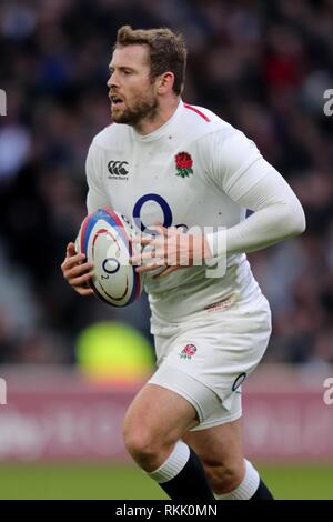 ELLIOT DALY, ENGLAND RU and WASPS, ENGLAND V FRANCE, GUINNESS SIX NATIONS 2019, 2019 Stock Photo