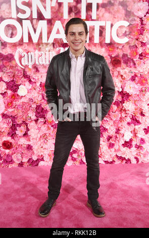 Los Angeles, Ca, USA. 11th Feb, 2019. Jake T. Austin, at the Isn't It Romantic World Premiere at The Theatre at Ace Hotel in Los Angeles, California on February 11, 2019. Credit: Faye Sadou/Media Punch/Alamy Live News Stock Photo