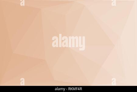 Beige low poly background. Big triangles pattern, modern design. Geometric gradient background, origami style. Polygonal mosaic template. Vector Stock Vector