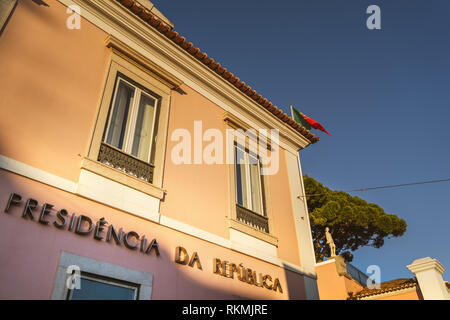 Lisbon, Portugal - 12/28/18: museum of the presidency of the republic Stock Photo