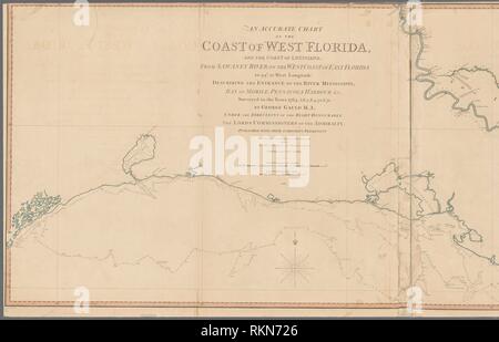 Map of Louisiana and Mississippi. Carte de la Louisiane et du Cours du  Mississipi Amsterdam, [1710?]. Source: Maps.K.Top.118.36. Author: Isle,  G. de l' Stock Photo - Alamy