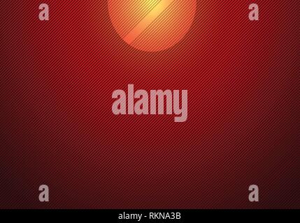 Abstract diagonal lines striped red gradient background with spotlight from above and texture for your business. Vector illustration Stock Vector