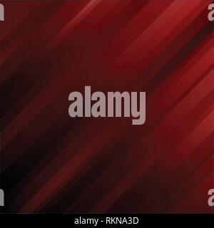Abstract futuristic template geometric diagonal lines on dark red background. Vector illustration Stock Vector