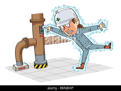 Cartoon of various incidents and accidents around us vector illustration 007 Stock Vector