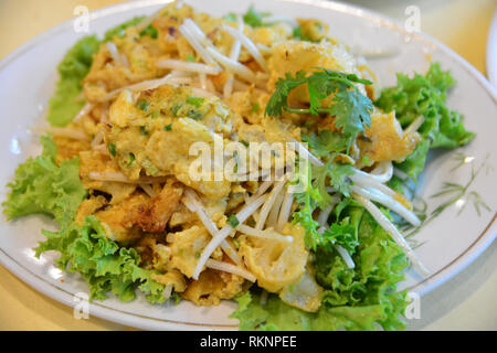 Oyster omelette Stock Photo