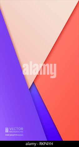 Purple background. Vector. Paper overlaps layers. Stock Vector