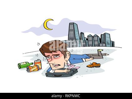 Cartoon of various incidents and accidents around us vector illustration 002 Stock Vector