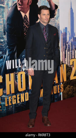 James Marsden attends UK premiere for Anchorman: The Legend Continues at Vue West End, Leicester Square, London Stock Photo