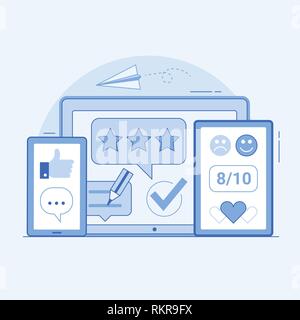 Positive Customer Feedback Concept Stock Vector