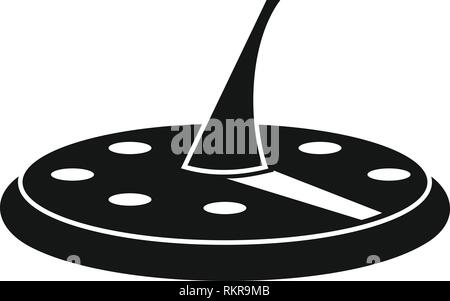 Astronomical sundial icon. Simple illustration of astronomical sundial vector icon for web design isolated on white background Stock Vector