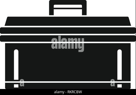 Bike tool box icon. Simple illustration of bike tool box vector icon for web design isolated on white background Stock Vector