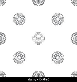 Sport stadium pattern seamless vector repeat geometric for any web design Stock Vector