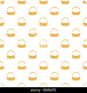 Farm basket icon. Flat illustration of farm basket vector icon for web design Stock Vector
