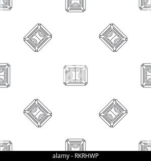 Top view sport field pattern seamless vector repeat geometric for any web design Stock Vector