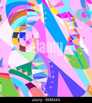colored background image of the abstract pink clutter Stock Vector