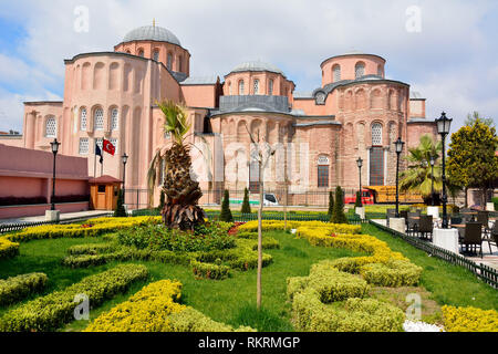 Istanbul, Turkey - April 23, 2017. Exterior view of the Church of the Monastery of Christ Pantokrator in Istanbul. Stock Photo