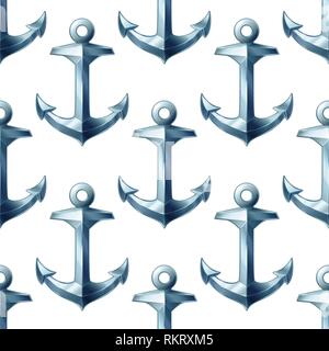 vector cartoon seamless pattern Sea clip art Stock Vector