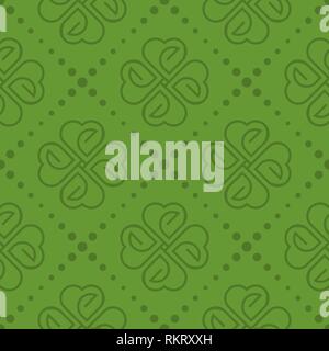 Patrick day seamless pattern Stock Vector