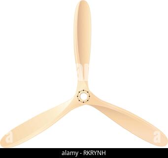 vector propeller air screw vintage volume object Stock Vector