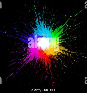 abstract  grunge background, vector Stock Vector