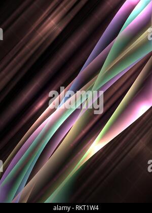 dinamyc flow, stylized  waves, vector Stock Vector