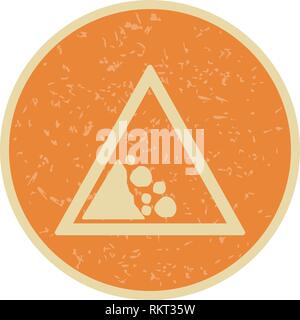 Vector Falling rock Icon Sign Icon Vector Illustration For Personal And Commercial Use... Clean Look Trendy Icon... Stock Vector