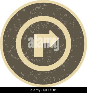 Vector Turn to the Right Icon Sign Icon Vector Illustration For Personal And Commercial Use... Clean Look Trendy Icon... Stock Vector