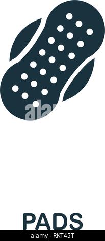 Pads icon. Premium style design from hygiene icons collection. Pixel perfect Pads icon for web design, apps, software, print usage Stock Vector