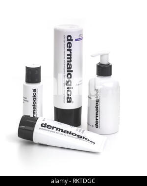 Dermalogica  intensive moisture balance Skin Care on a white background Stock Photo