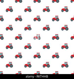 Farm tractor icon. Flat illustration of farm tractor vector icon for web design Stock Vector