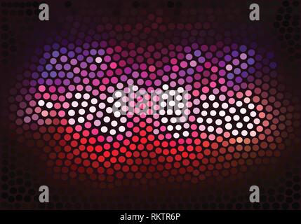 Violet dots on a dark background vector illustration Stock Vector