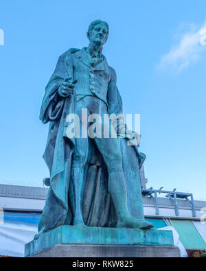 Statue of John Henry Manners who was the 5th Duke of Rutland. Stock Photo